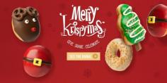 Krispy Kreme Christmas Doughnuts