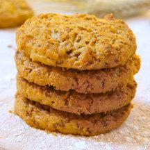 Rice bran biscuits