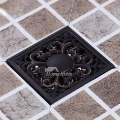 antique Black Shower Drains