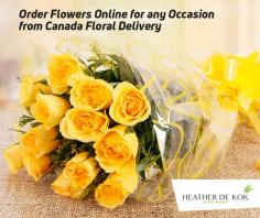 Get in touch with Canada Floral Delivery and send the gift of love to your family or friends. As we have our flower shops in almost all the cities across Canada, you can place your order by 2pm for same day flower delivery.