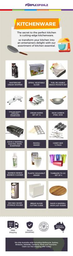 PurpleSpoilz is dedicated to provide the best quality kitchenware products. We pride ourselves in providing customers with premium service and premium brands. 