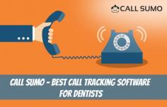 Call Sumo is an ultimate dentists call tracking software that enables to track all incoming calls to your dental practice. It also helps you to connect your caller to real time chat with your employees so that you can expand your dental practice and meet your financial goals. 