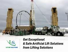 Lifting Solutions offers you effective artificial lift services and equipment with many features that reduce non-productive time, eliminate the requirement for additional equipment, reducing the number of operators required onsite. Call or email us for more details about us. 