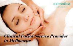 Repair your skin naturally, by getting the best facials from Ozmedica Aesthetic Clinic. We provide facials for all skin types like calm rosacea, irritation caused by dryness, ameliorated pigmentation, aged skin and more. 