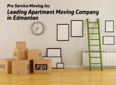 Get in touch with Pro Service Moving Inc for hiring reliable Edmonton movers who can help you in shifting your home from one place to another. We will wrap all your furniture with great care and take it to the destination carefully. So call us today and avail our services. 