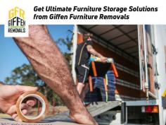 Giffen Furniture Removals provides a modern storage facility, ensuring that your belongings are well-packed and safe from damage. Contact us today and let our team help you by preparing a cost-effective proposal for your storage needs. 