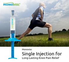 Monovisc is next-generation HA-based therapy for treating osteoarthritis that features enhanced durability in a safe, easy-to-use, single injection regimen. The injection is made from highly purified, non-animal, natural hyaluronan. Order now!