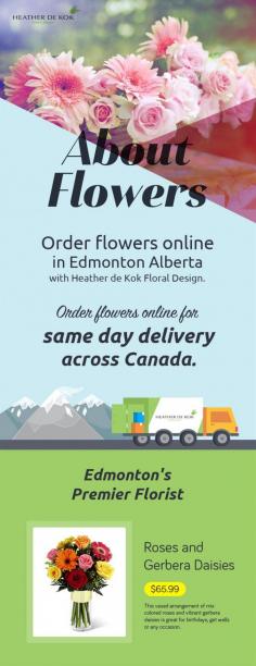 Make your occasion special by ordering fresh and beautiful flowers from Canada Floral Delivery. We provide flowers for anniversaries, birthdays, businesses, Easter and spring, Mother’s Day, a new baby and more. So order your flower arrangements today!