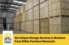 When it comes to storage solutions, Brisbane residents trust Giffen Furniture Removals’ facility at Kedron in Brisbane’s Northside. Here, we pride ourselves on offering furniture storage facilities at very reasonable prices.