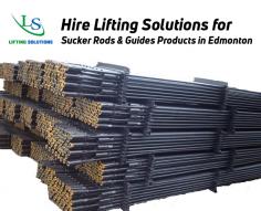 At Lifting Solutions, we provide our customers with high quality sucker rods & guides. These rods are made up of plastic with high performance additives. Also, we provide application designs that are made by using industry recognized software. 