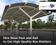 At Steel Post and Rail, we offer dynamic range of standard designed and custom designed bus shelters for large bussing areas for schools, universities, public areas and communal facilities. We design all the materials specifically to withstand the unpredictable Australian climate. 