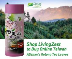 Buy Taiman Alishan oolong tea leaves, containing a floral flavour with a creamy texture from LivingZest. These dark pink leaves can be enjoyed either hot or cold. Order today and feel refreshed & revived.