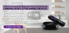 If you found error 001 on your screen while entering the code and shows not connected, then it means that your Roku streaming device is not connected to the network. Try again along with your internet connection and again if you found issue the please contact our 24*7 Roku Link Code Activation Help services.