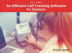 Call tracking is a factor that dentists nationwide use to evaluate their advertising and create a better experience for their patients. It lets them know how many prospects convert into new patients. Call Sumo is one such software that too provides call tracking facilities for dentists so that they can track different types of advertisings as well as patient’s phone calls. 