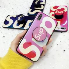 シュプリーム iPhone11/XS ケース スナップボタン式 supreme iphone8plusカバー ジャケット型 iPhonexr/xs maxケース Supreme iPhone11 Pro Maxケース 卓上スタンド