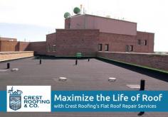 If you are looking for flat roof repairing contractors in Edmonton, hire the team at Crest Roofing. We have built a great reputation in flat roof installation and maintenance over the last 18 years. For our expert team, no project is too big or small; we do our job with full dedication. 