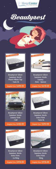 At Sleep Center, we have been providing Sacramento people with Beautyrest & other top most brands mattresses for many years. Here, our focus is to help people in finding the right mattresses according to their health needs and body type. 