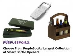At PurpleSpoilz, we have a wide collection of smart bottle openers that are ergonomically designed and enable you to open the bottle comfortably even with one hand. Choose the perfect one according to your requirements by visiting our website!