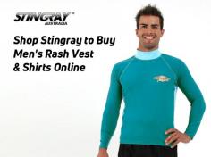 Shop for the best quality men's rash vest & shirts online from Stingray. We have been manufacturing quality sun protection garments for years. 