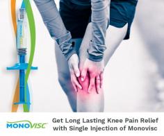 Don’t let your knee pain keep you away from life. Just enjoy your life by getting rid of pain with Monovisc. It is made from highly purified natural substances that have been used in medicine for over 20 years. Order now!