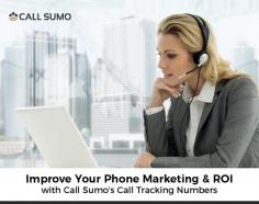 Call Sumo’s call tracking numbers helps to know the identity of the caller when your phone rings and which of the keywords used by the customers to reach your website.