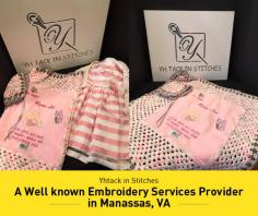 At Yhtack in Stitches, we provide embroidery, digitizing, crocheting, knitting and monogram services. Each of our projects receives the care and attention that is needed.