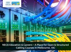 Get in touch with NECA Educations & Careers for structured cabling courses in Melbourne. This course will give you detailed information in structure telecommunications infrastructure as well as installing, terminating and testing coaxial cabling. 