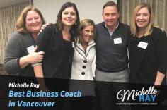 Looking for an experienced business coach in Vancouver? Choose Michelle Ray – a leading business coach. By choosing her as your business coach, you will be awakened to the critical steps needed to build outstanding leadership skills; after all, leaders directly impact the workplace atmosphere & establish a positive environment. 