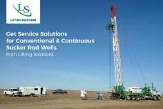 Get the exceptional and safe well services in Edmonton from Lifting Solutions. Our range of services includes continuous sucker rod and conventional sucker rod. 
