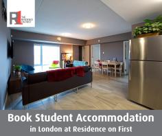 At Residence on First, you will get the best student accommodation with all the facilities and comforts of home. Our housing is well maintained and is secure. The best part of our housing is its close proximity to Fanshawe College - just 49 steps away. So, book an appointment today! 