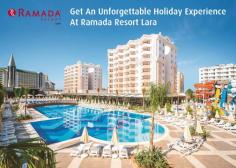 Ramada Resort Lara is the resort which is surrounded by the endless blue of the Mediterranean sea. Our resort is designed according to modern and functional concept which gives our customers a unique holiday experience.