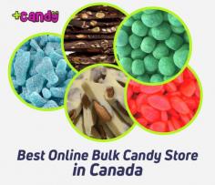 Shop your favorite collection of candies in bulk at very reasonable prices from Plus Candy. Here, we offer a wide variety of candies based on different color, flavors, tastes, moods etc. with flat rate shipping on orders over $90.