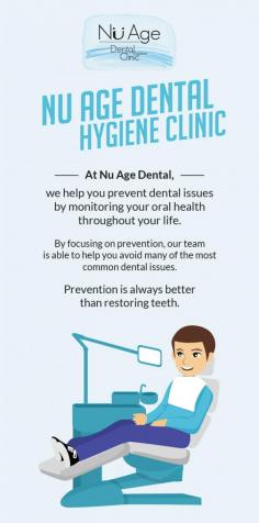 Nu Age Dental is one of the leading oral wellness & teeth whitening clinics in Ottawa. Our range of services includes, dental cleaning, teeth whitening, fluoride treatment, oral cancer screening, and much more.
