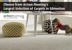 Enhance the look of your home by getting the best quality carpet from Action Flooring. We provide carpets of every style as well as within your range. To know more, call us on 780-468-4118. Our team will assist you with any questions you have regarding carpet.