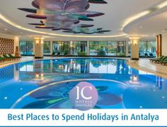 At IC Hotels Green Palace, we offer you an excellent holiday experience with our special beach embracing the Mediterranean blue, gorgeous gardens, restaurants offering a big variety of tastes, and natural beauties surrounded by pine forests. We serve our visitors 12 months based on the concept of ‘High End All Inclusive.