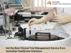 Get the best clinical trial management services from Australian Healthcare Solutions. Here, we can customize a suite of services to meet your trial needs like project management, site initiation & training, monitoring, subject recruitment and more. 