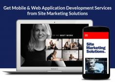 At Site Marketing Solutions, we help businesses to grow by creating web applications and native mobile apps for Android as well as iOS. We are backed by a team of professionals who have years of experience in creating mobile & web apps.