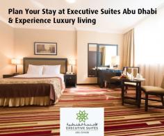 Executive Suites Abu Dhabi is the perfect place for you to experience the comfort of luxurious suites. Here, all our studios and suites are fully equipped with the modern amenities. So book your room today! 