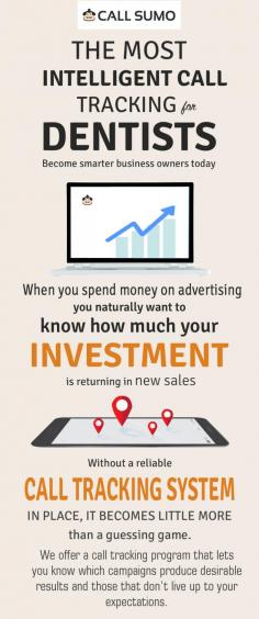 While spending money on advertising, you need to know how much investment is returning in new sales. Call Sumo offers an intelligent call tracking program that lets you know which of the advertising produce the qualified leads. 
