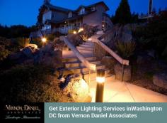 Vernon Daniel Associates Specializes in providing Exterior Lighting Services in Washington, DC. We are expert in the design, installation, and maintenance of landscape illumination systems.