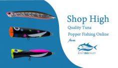 Choose from a wide variety of poppers for tuna fishing online from KnotBigEnuff. Here, we provide every range of fishing poppers based on best selling, low range and high range. So, grab your favorite now!
