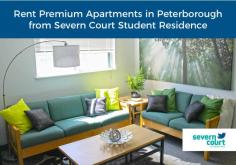 To rent a premium, fully-furnished apartment in Peterborough, get in touch with Severn Court Student Residence. Our community is a great choice for students who want more freedom as well as the convenience of a short walk to school.