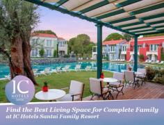 IC Hotels Santai Family Resort is a well known family resort in Antalya. Here, you will find the best living space and amenities for complete family. Our staff is committed to offering you an excellent holiday experience in all our facilities.