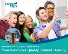 Visit Severn Court Student Residence to find your new home as a student at Sir Sandford Fleming College. Our mission is to provide students with premium accommodations that have everything a student needs.  