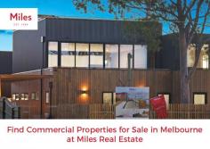 Search commercial properties for sale with Miles Real Estate. We are a full-service real estate company, specialised in providing commercial sales listings with complete details like price, address & features.