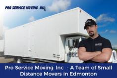 Hiring Edmonton movers like Pro Service Moving Inc is an ideal decision for a hassle-free experience. We are fully insured and will transport your belongings safely at reasonable prices.