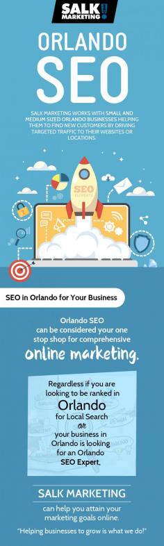 Salk Marketing is an Orlando based company that is focused on using cutting-edge technologies to help you gain your marketing goals with local SEO services. No matter what is the size of your business, our team is always focused on your ROI.