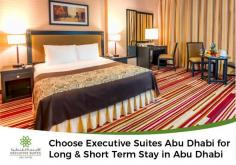 Executive Suites Abu Dhabi is the perfect place for you to experience the comfort of luxurious suites. Here, all our studios and suites are fully equipped with the modern amenities. So book your room today!