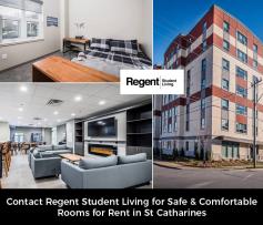 At Regent Student Living, we offer safe and comfortable rooms for rent in St Catharines. Each of our rooms are fully-carpeted, and have plenty of storage space to keep your belongings organized.