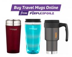 Need to buy travel mugs online? Order them online from PurpleSpoilz. We stock easy-to-use and high-quality travel mugs from top brands.